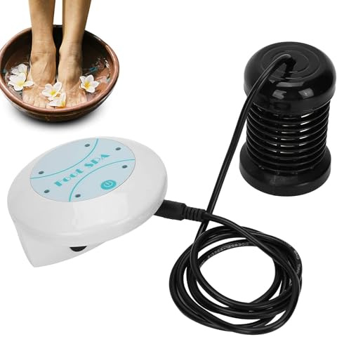 Xzmzbxzb Máquina de baño de pies de desintoxicación iónica, herramienta iónica de masaje de pies, máquina de desintoxicación de spa, todo en uno, baño de masaje de pies de desintoxicación negativa