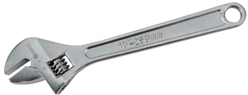Dönges Rollgabelschlüssel, verchromt, 300 mm, Maulweite 33 mm, Armaturenzange Maulschlüssel Schraubenschlüssel Rohrzange, zum Lösen und Anziehen von Schraubverbindungen