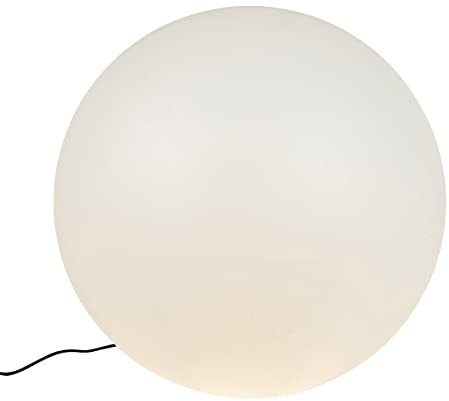 Qazqa Modern außen Stehleuchte, Stehlampe für den Garten - Nura - Weiß, max. 23W, Geeignet für LED, 96.7cm, IP44