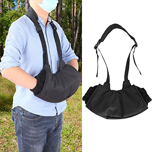 Hand Muffs, Hals-hängende Handwärmer Muff, Muff Handmuff mit Kordel, 39x17 cm, Unisex-Lint-Handwärmer-Muffs mit einstellbarem Riemen, für Outdoor, Jagd, Gartenarbeit