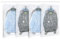 QH7 Bolsas colgantes de almacenamiento al vacío, 4 bolsas de vacío para ropa, trajes, vestidos, abrigos o chaquetas, organizador de armario transparente y reutilizable 4(70X105)