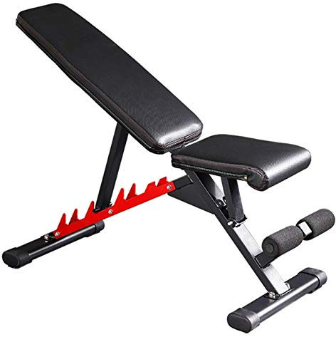Hantelbank, verstellbare Hantelbank, Sit-up-Bank, tragbare Übung, Fitnesstraining, Schrägbank, starke Tragfähigkeit