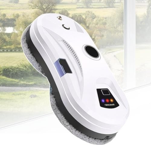 Smart Cleaning Robot, Window Cleaning Robot, Overhead Cleaner, Suitable for Windows & Tile Walls, with Remote Control and Safety Rope