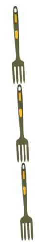 Amosfun 3 Pz Cucchiaio in silicone forchetta sottaceto forchette da insalata stoviglie forchettone cucina set cucina pasta forchetta da cena per alimenti portatile Gel di silice
