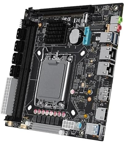 HKUXZR Carte mère NAS q670 8 Baies pour processeurs 12/13 / 14 générations | 3X m.2 nvme | 8X sata3.0 | 2X Ports réseau Intel 2.5G