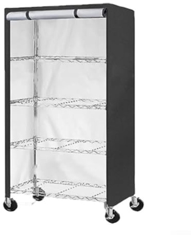 Feegow Outdoor Storage Shed Cover, 210D/420D Garden Storage Rack Cover, Garden Shed Cover, Weatherproof Patio Storage Bike Shed Cover(210D)
