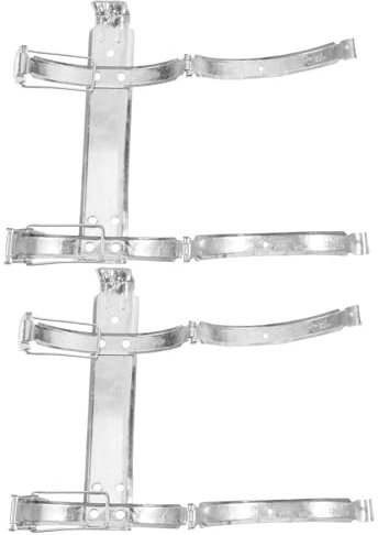 Gatuida 2stücke Feuerlöscherhalterung Aus Edelstahl Für LKW Und Fahrzeug Feuerlöschersockel Mit Wandhalterung Feste Montagehalterung Für Home Und Büro Platzsparende Feuerlöscherhalterung