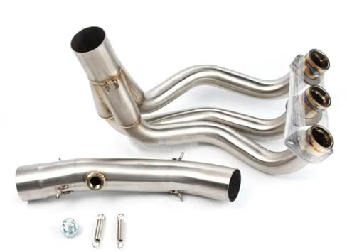 Terminal silencer accessories Motorcycle Slip-On Exhaust Center Connector Pipe For Y&amaha MT-09 FZ-09 MT09 MT 09 FZ09 XSR900 2014-2021(Style 2)