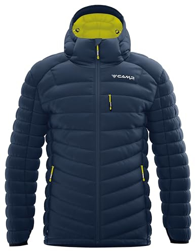 C.A.M.P. - PROTECTION JACKET - M - Blu scuro/Lime punch