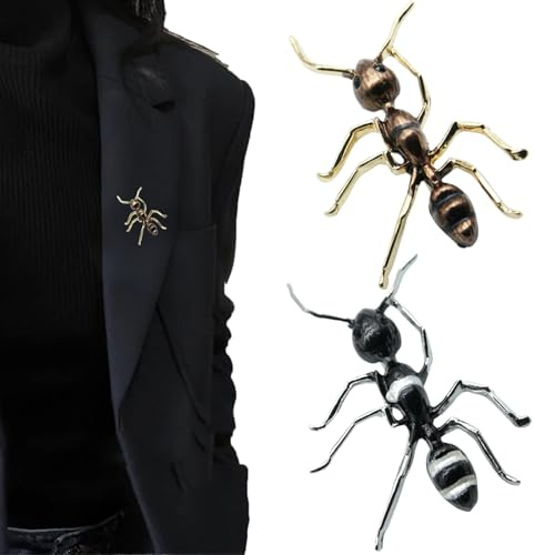 Ameisen Brosche, Insekten Pins, Anstecknadel Hutnadel Abzeichen Kleidung Rucksack Zubehör