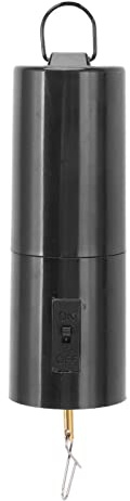 Moulin à Vent à Piles, Moteur Rotatif à Suspendre pour carillons éoliens, décoration de Jardin, Plastique Noir, 12,6 x 4,5 cm