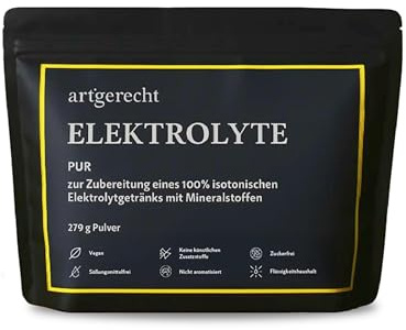 Elektrolytpulver PUR Sodium Enriched 279 g / 30 Portionen | Für Hydration, Regeneration & Muskelfunktion | Isotonisch mit Natrium, Kalium, Magnesium, Calcium & Chlorid | zuckerfrei, vegan, pur
