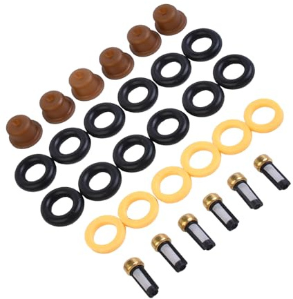 Einspritzdüsen Reparatursatz Injektor Filtereinsatz O-Ring dichtung einspritzventil Dichtungssatz passend für Passat B3/B4 3A2, 35i; Galaxy Mk1 WGR Autozubehör Teil# 021906031A 0280150953 035906149A