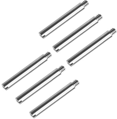 HiCycle2 6 Pcs Screws Link Pins Tube Replacement For Rolex Watch Strap Bracelet Stainless Steel Submariner GMT Datejust Oyster (13.6×1.7×1.4mm)
