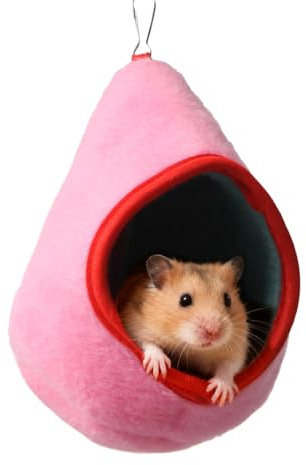 Hamsterhängmatta | Upphängningsbar burtillbehör – hamster ekorre hängmatta – för inomhus utomhus berikning sova klättring sova avslappnande