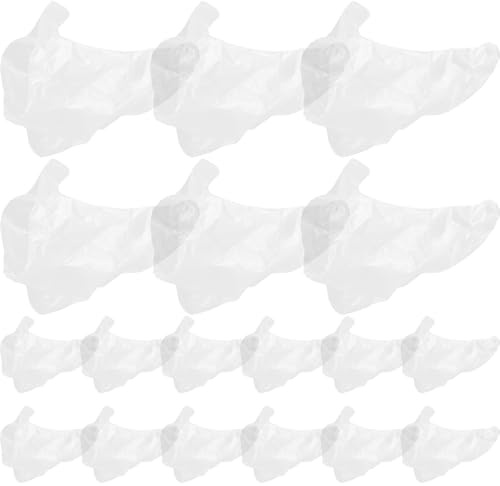 IWOWHERO 1000 Stück Transparente Einweg fußmasken Socken mit Langem Schaft für Vollständigen Schutz bei Fußpflege Paraffinbad Spa Wax Behandlung und Schuhprobieren Hygienisch und