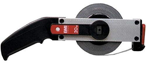 BMI 501021050A Rahmenbandmaß, 50 m x 13 mm, Stahl/Aluminium/Kunststoff, weiß/schwarz/silber