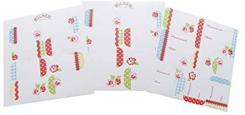 Kilner Haberdashery Jam Jar Labels, Pack of 24, Multi-Colour