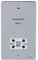 Schneider Electric Ultimate Flat Plate - Shaver Socket, Dual Voltage, 115/230V, GU7290WPC, Polished Chrome with White Insert