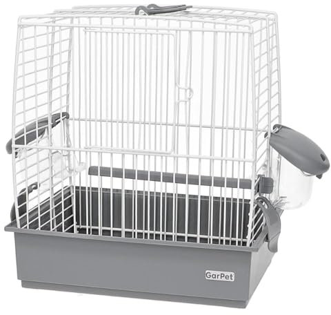 GarPet Vogelkäfig Transport Ausstellung Box Käfig mit Zubehör Wellensittich Weekend
