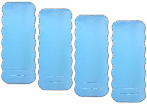 4x Kniematte blau Garten Werkstatt Kniekissen Knieschützer Sitzunterlage