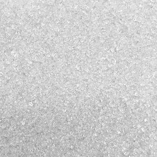 Eurosand GLASNUGGETS 2-4mm. Dekoglas. Kleine Glassteine, Glasgranulat. 1 kg. Natur -99