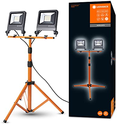 Ledvance 4058075213999 Luminaire, Aluminum|Acier, 100 W, Gris foncé, 2 x 50W