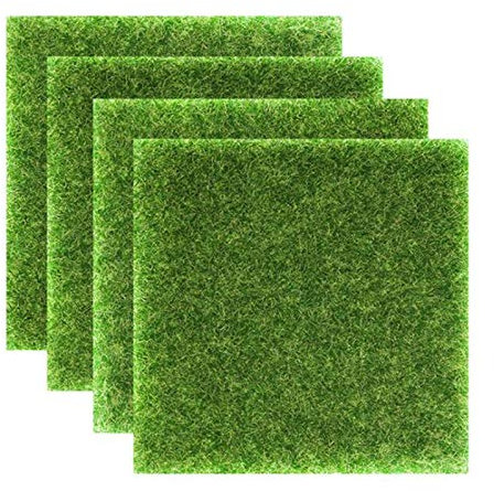 YGLONG Kunstrasenteppich Mini Landscape Mini Garten Simulation Anlagen Künstliche Fake Moss Dekorative Rasenrasen Grünes Gras Rasenteppich (Color : Green)
