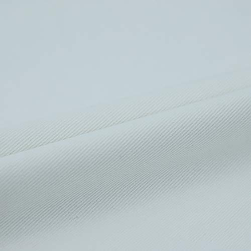 150cm brett 100% bomull Denimtyg Lätt och slitstarkt Denimjacka Denimkjol Jeans Casual Wear Bag Patchwork Tyg Kudde Heminredning, lämplig för sömnad DIY, säljs med 0,5m(Color:Original vit)