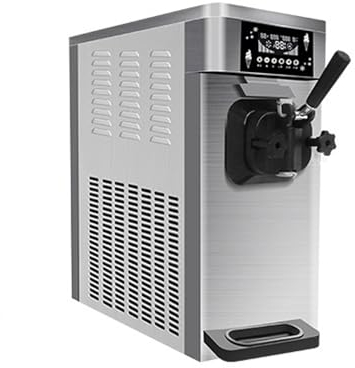 Machine à crème glacée pour la Maison ou Le Commerce, Machine à crème glacée de Bureau Commerciale, cône entièrement Automatique, Machine à crème glacée Molle à tête Unique, Access