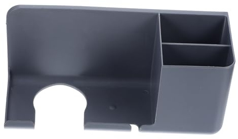 DRESSOOS Wandmontierter Föhnhalter Ohne Bohren Multifunktionaler Haartrocknerhalter Für Badezimmer Und Schlafzimmer Praktischer Organizer Für Haartrockner Styling-tools Platzsparendes Aufbe