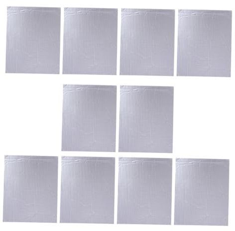 10 Stück Schalldämpfende Matte 5mm Baumwolle für Autohauben