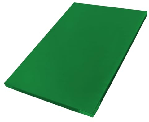 ALPIDEX 10 x Turnmatte 200 x 125 x 6 cm Leichtturnmatte Matte Sportmatte mit Anti-Rutschboden und Klettecken, Farbe:grün