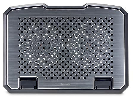 Base refrigeradora para portátil ``Aluminium´´ Negro