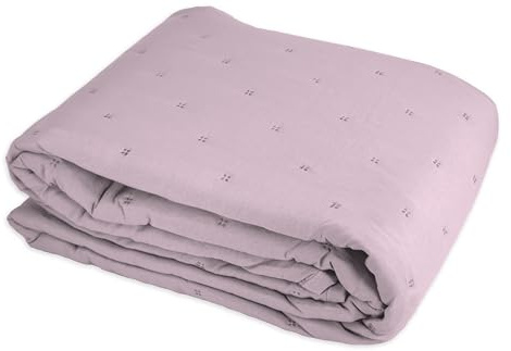 Tata Home Trapuntino Piazza Mezza Autunnale Primaverile Copriletto Trapuntato Imbottito Mezza Stagione Extra Morbido Misura 210x250 cm Mod. Soft Colore Lilla
