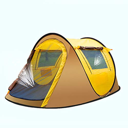 Automatisches Campingzelt für Familie Outdoor Wandern Tragbar Einfach Setup Strandmuschel mit Sonnenschutz Wasserdicht Passend für 5 8 Personen