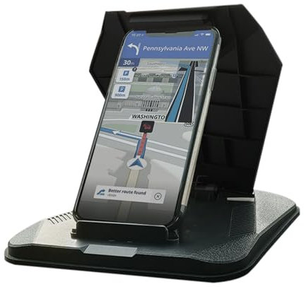Support de tableau de bord de tablette - support de téléphone auto réglable, support de tableau de bord Universall | Support de navigation anti-réfléchissant pour smartphones, tablettes, téléphones pl
