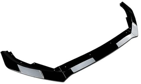 ZSGHJA Frontspoiler Lippe Für Ford Für Focus MK4 Für ST Linie 2019-2022 Auto Front Stoßstange Lip Splitter Diffusor Körper Kits Spoiler Protector Spoilerlippe(Glänzend schwarz)