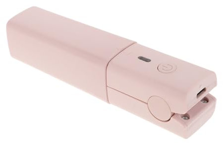 WOONEKY USB Mini Hair Straightener Curling Wand Portable 15w Ceramic Hair Styling Tool Travel Fast Heating for Home and Dorm