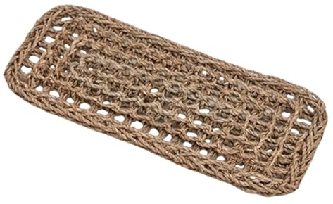 iplusmile Tapis Tressé pour Reptiles Coussin Escalade Herbe Confortable et Sûr pour Lézards Serpents Habitat de Terrarium