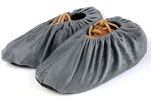 Genérico Washable Shoe Protectors,Slipper Anti-Slip Shield,Fabric Shoe Covers - for Workplace Hospital Gym Lab Server Room Museum Construction Site