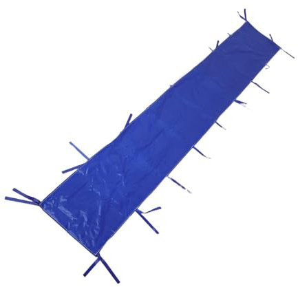 TOYANDONA Grondaia per Tende da Esterno 300x42 Cm con Cinghie, Accessorio Drenaggio Acqua Piovana per Tettoie Pop-up e Baldacchini, per Eventi All’aperto e Campeggio