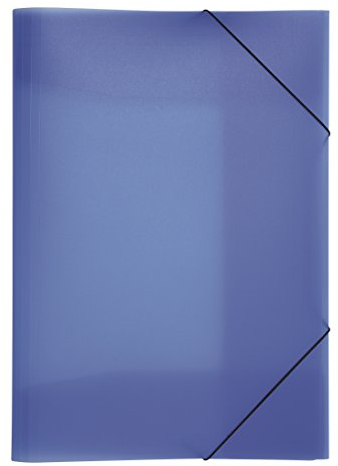 Pagna Gummizugmappe Lucy Colours A3 PP, 3 Innenklappen, dunkelblau