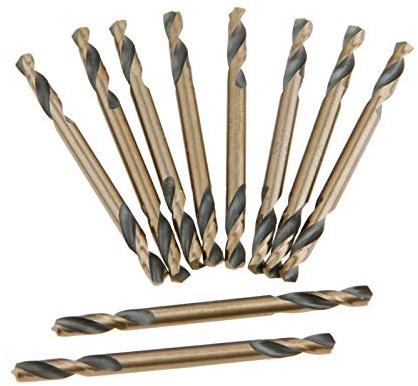 10pcs 3.2mm Drill Bit HSS Double Ended Spiral Drill Bits Twist Drill Tools Set | Spiral Drill Tools, Multi-Purpose, for Wood/Metal, Durable
