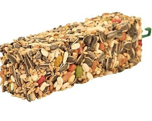 LEEWAY WOODWORK JOHNSONS PARROT BUMPER BARS - 170G - 1 TO 10 - CAGE TREAT SUNFLOWER SEEDS CLIP (X6)