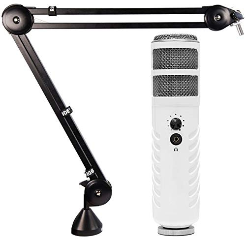 Rode Podcaster USB Mikrofon + PSA1 Gelenkarm-Stativ