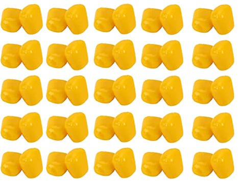 VGEBY1 Maïs Artificiel, Maïs Artificiel Extérieur d'eau Douce 50Pcs / Sac pour la Pêche aux Leurres appât
