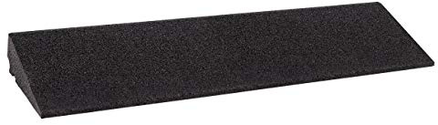 Bordsteinrampe Gummi LxBxH 80x25x7cm schwarz SZAGATO | Made in Germany Höhe: 70mm Schwellenrampe Auffahrhilfe Bordsteinkeile Auffahrrampe Bordsteinkanten Rampe Gummikeil