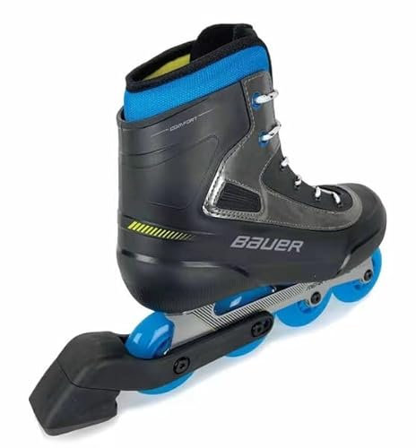 BAUER Rec Inline Skate Coaster Junior + Men, Storlek:JR2 (EU34), larghezza:R = Regular