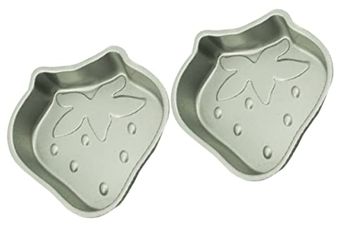 ABOOFAN Kleiner Kuchenform Silber 2 Stück-pack, aus Kohlenstoffstahl